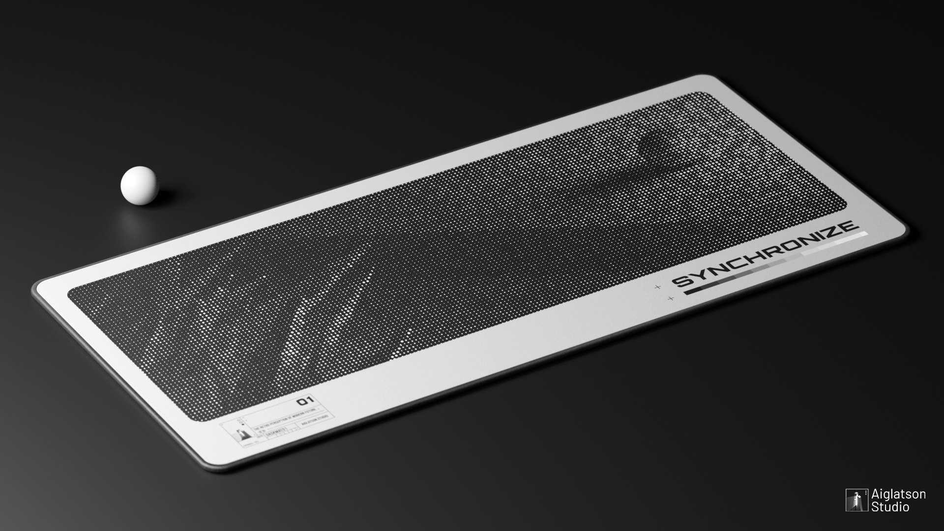 Aiglatson Studio Synchronize Desk Mat Mechanical Keyboards Desk Mat